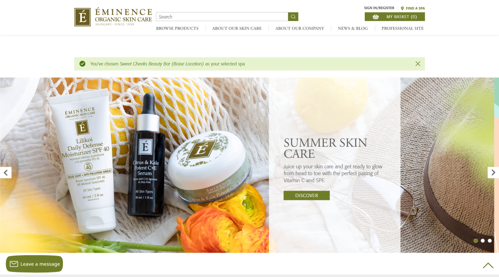 eminenceorganics.com - Boise